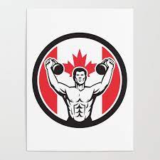 Canada Flag Icon Poster