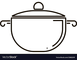 Isolated Icon Of Pot With Glass Lid