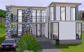 Mod The Sims Small Modern Beach House