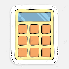 Cartoon Icon Of Doodle Calculator