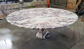 White Marble Round Tulip Table Made In