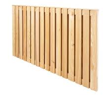 Slatted Contemporary Fence Panel