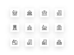 Building Icon Designs Themes