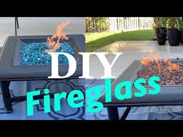 How To Put Fire Glass In A Fire Pit