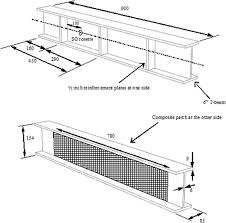 six inch i beam with carbon laminate