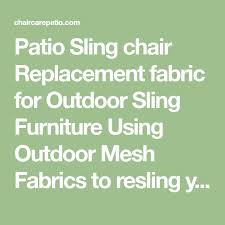 Sling Furniture Patio Chairs Sling Chair