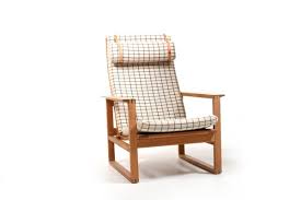 Oak Bm 2254 Sled Chair By Børge