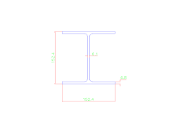 i beam sizes archives free cad block