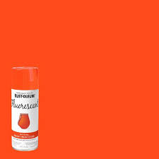 Fluorescent Red Orange Spray Paint