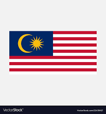Malaysian Flag Infographic Flag
