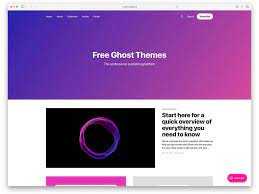 free ghost themes for bloggers 2024