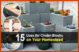 15 Uses For Cinder Blocks On Your Homestead
