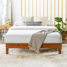 Cherry Full Solid Wood Platform Bed