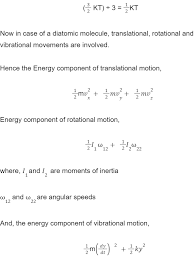 Law Of Equipartition Of Energy