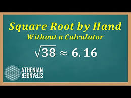 Find Square Root By Hand Without