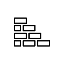 Brick For Building Line Icon Vector