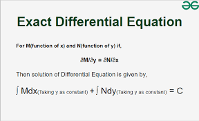 Exact Diffeial Equations