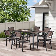 Outdoor Dining Set Garden Table And