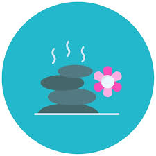 Hot Stones Massage Flat Ilration