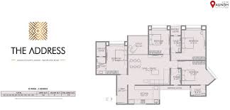 Utsav The Address Floor Plans Aundh Pune