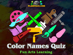 Color Names Quiz Arts Learning Game