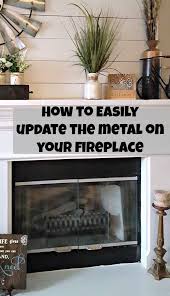 Painting Brass Fireplace Easily And