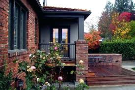 Red Brick Houses With Black Trim