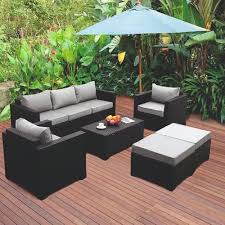 Umbrella Outdoor Metal Furniture Set