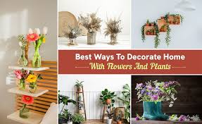 Decorate Home With Flowers And Plants