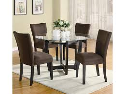 Glass Top Dining Table Set For