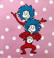 Dr Seuss Thing 1 And Thing 2 New