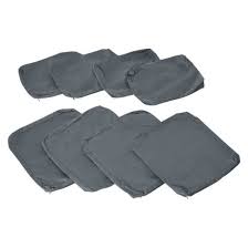 Patio Rattan Furniture Seat Cover Grey