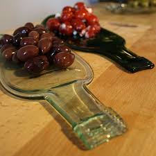 Recycled Wine Bottle Serving Plate By