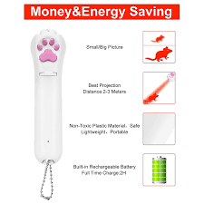 5 modes paw shape laser pointer cat toy