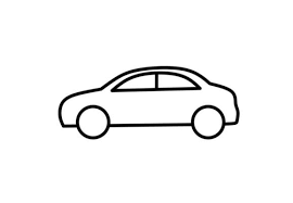 Car Outline Vector Art Icons And