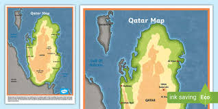 Ks2 Qatar Map Geography Teacher Made