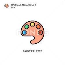 Paint Palette Special Lineal Color Icon