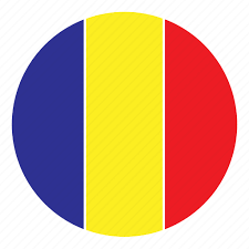 Country Europe Flag Romania Round