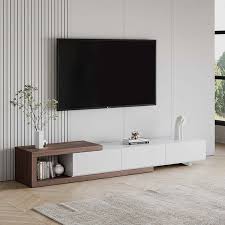 Stylish Retractable Wood Tv Stand With