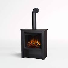 Real Flame Black Hollis Electric Fireplace