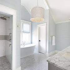 White Airy Light Bathroom Design Ideas
