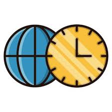 Time Zones Icon Suitable For A Wide