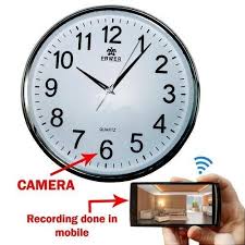 1080 Hd Recording Wifi Wall Clock