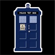 Doctor Who Tardis Vinyl Decal Sticker