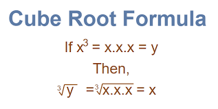 Cubes And Cube Roots Formula How To
