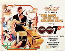 Golden Gun Guinness Beer Poster Replica