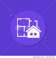 Home Plan Room Layout Vector Icon