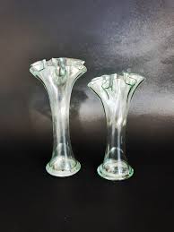 Pair Of La Mediterranea Glass Vases