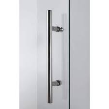 Frameless Sliding Shower Door In Chrome