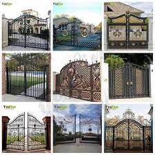Simple Metal Wrought Iron Garden Gate